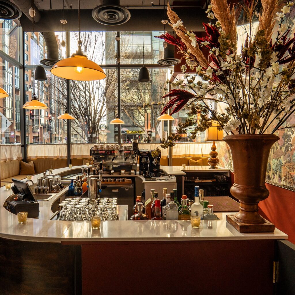 The bar at Cucina Morini is the spot for martinis in Washington D.C. Martini hour at Cucina Morini - all night, every night in the lounge, Tuesday through Sunday. $7 martinis, first come first served.