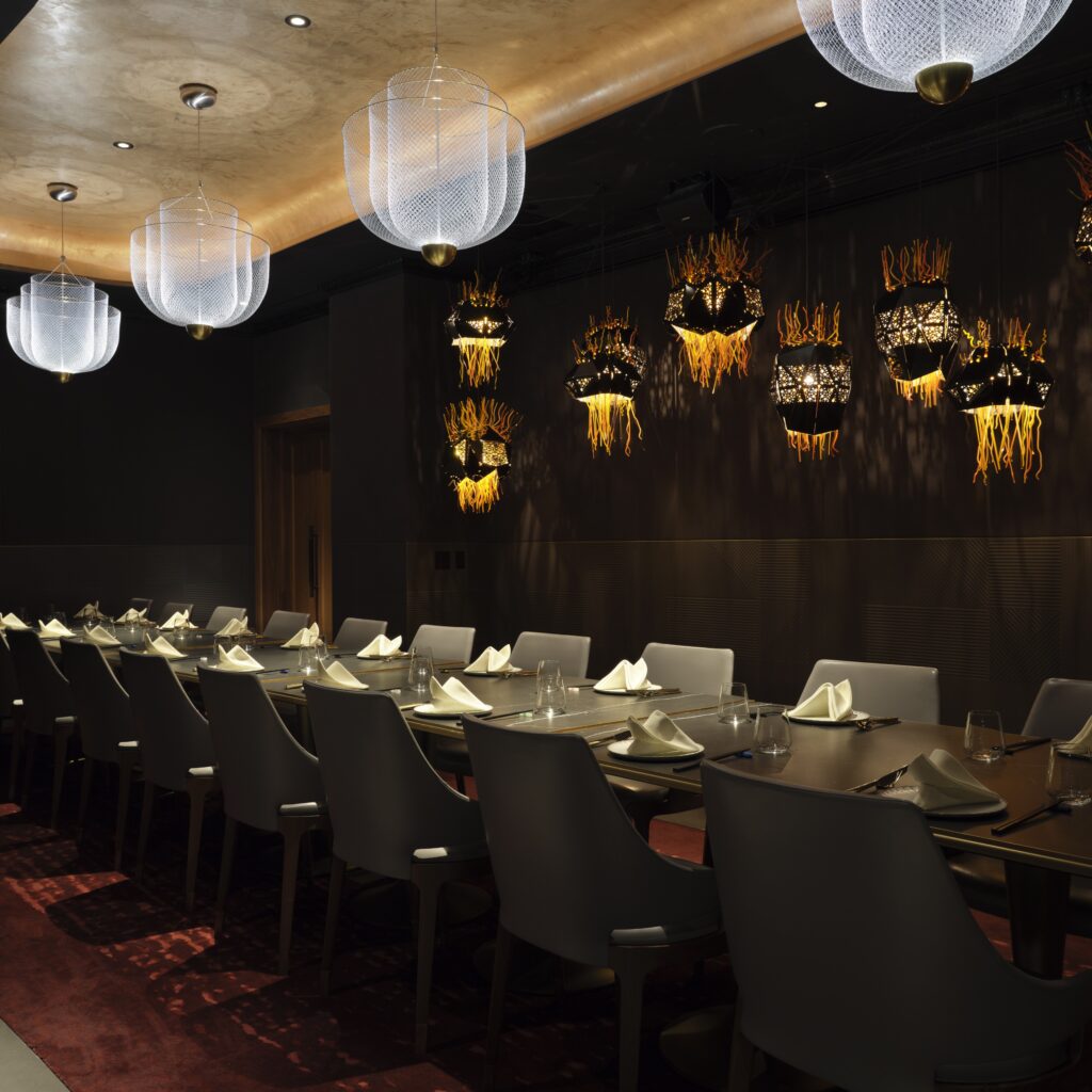 the private dining room at 53